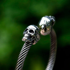 Aric Skulls Bracelet | Morbid Rags