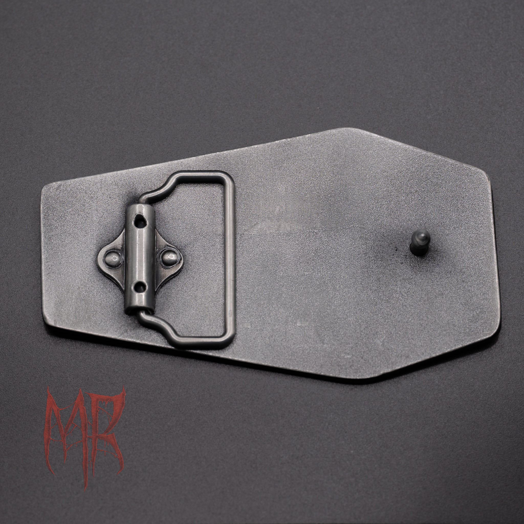 Coffin Cross Belt Buckle Back