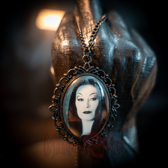 Lily Munster Necklace Front