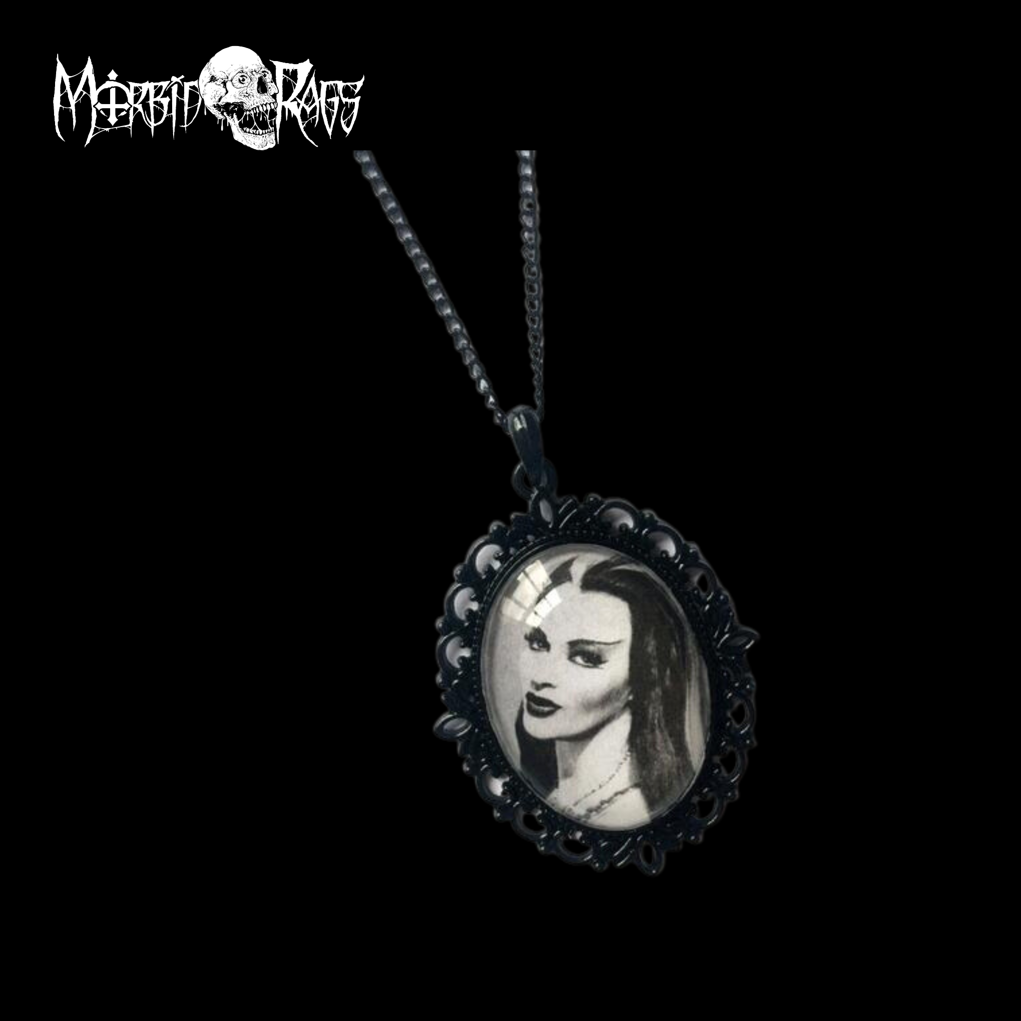 Lily Munster Necklace Macro