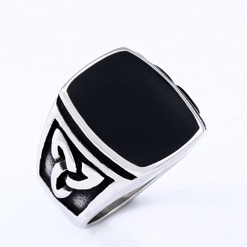 Roderick Black Ring Front | Morbid Rags