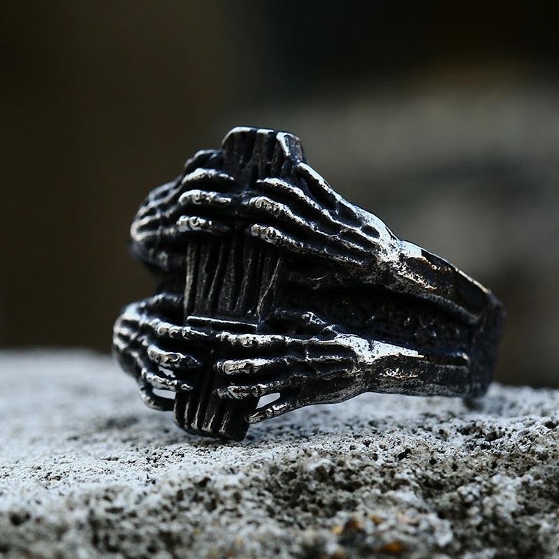 Kendric Coffin Ring Front - Morbid Rags