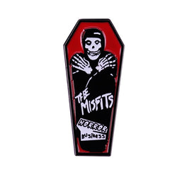 Misfits Coffin Pin Front